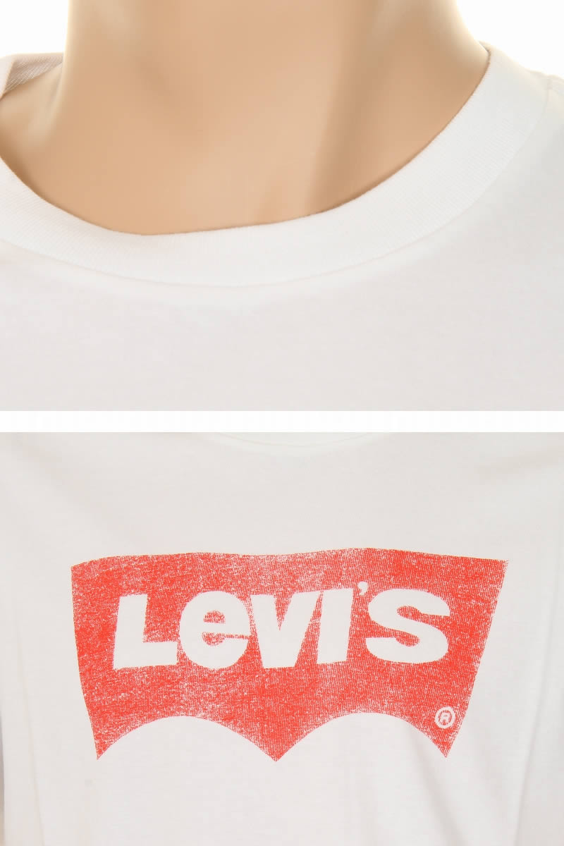 Levi's T-SHIRTS 22491-1459 グラフィック Tシャツ ホワイト CAVIAR リーバイス半そでTシャツ リーバイスクルーネック｜3love｜04