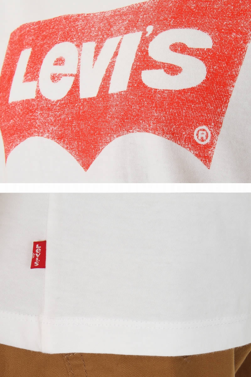 Levi's T-SHIRTS 22491-1459 グラフィック Tシャツ ホワイト CAVIAR リーバイス半そでTシャツ リーバイスクルーネック｜3love｜05