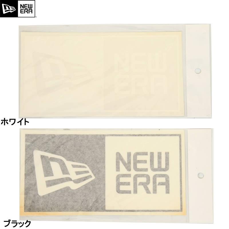 訳あり NEW ERA ニューエラ box Logoステッカー ブラック new era ステッカー ロゴ｜3love