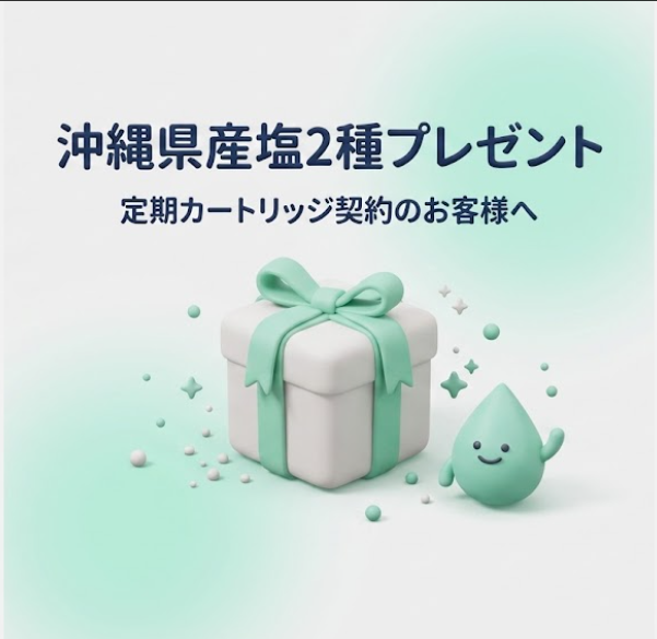 沖縄県産塩2種プレゼント