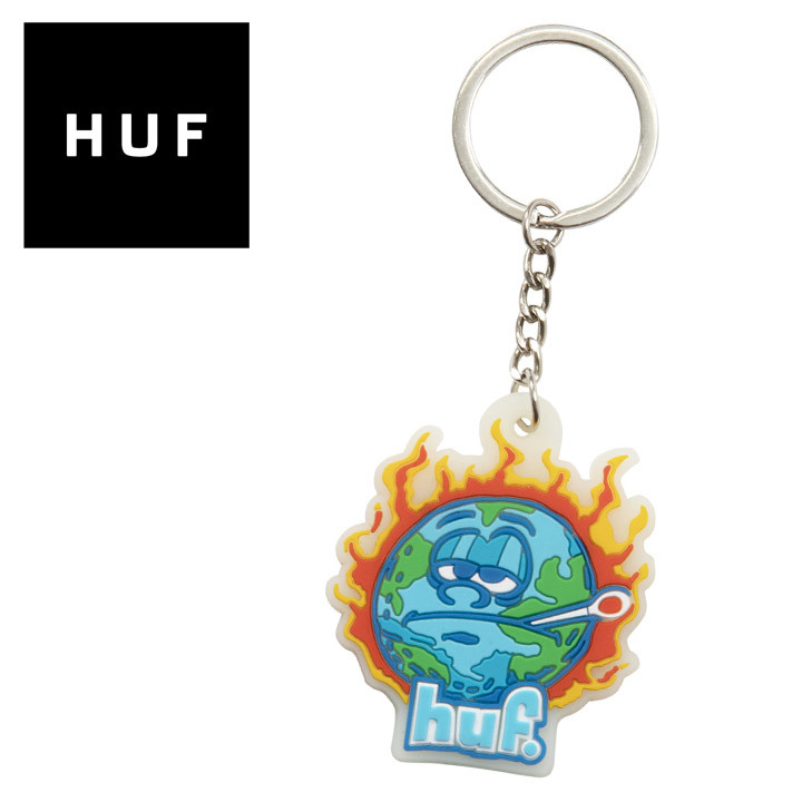 HUF ハフ キーホルダー ブランド GLOBAL WARMING KEY CHAIN キーリング