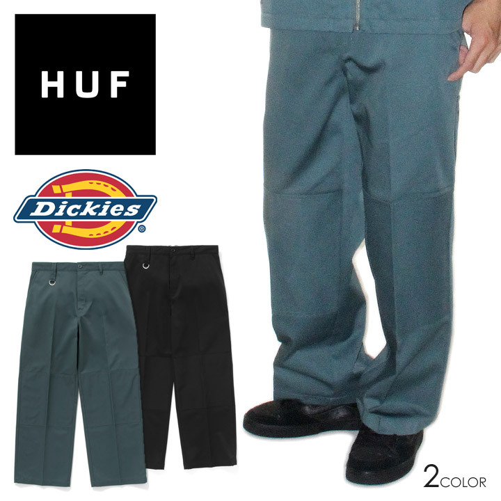 HUF DICKIES ワークパンツ ディッキーズ コラボ メンズ ハフ ブランド スケボー ストリート WORKER PANT for  DICKIES PT80012