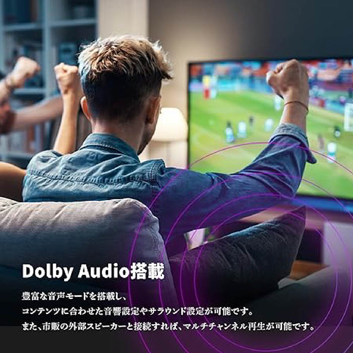 スマートテレビ 42インチ チューナーレス フルハイビジョン GoogleTV