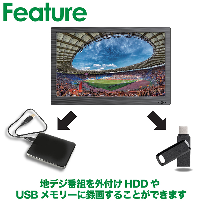 人気ショップが最安値挑戦 アーウィン ポータブル テレビ マルチプレーヤー APT-141FP 14.1インチ 地デジ録画機能 地デジワンセグ自動切換  HDMI搭載 USBメモリー再生対応 qdtek.vn