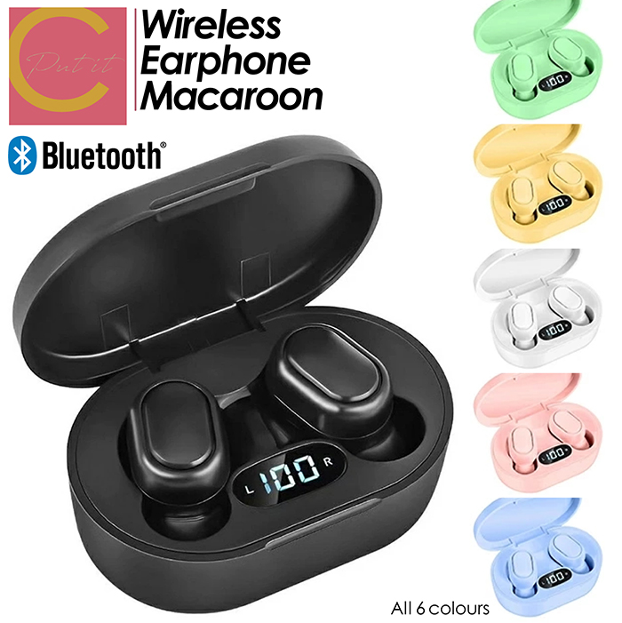 販売 ワイヤレスイヤホン マカロン bluetooth iPhone 高音質 両耳 片耳 マイク付き 通話 イヤホン 軽量