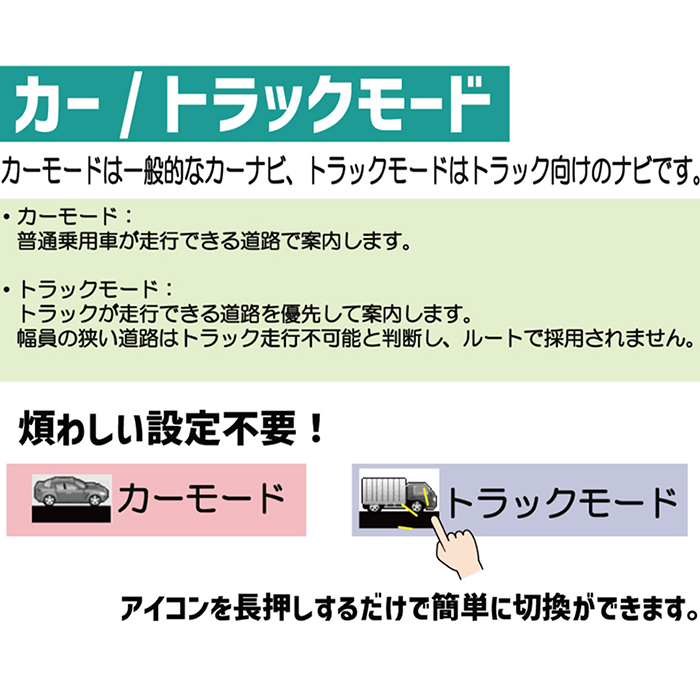 カーナビ 9インチ ワンセグ ポータブルナビ トラックモード搭載