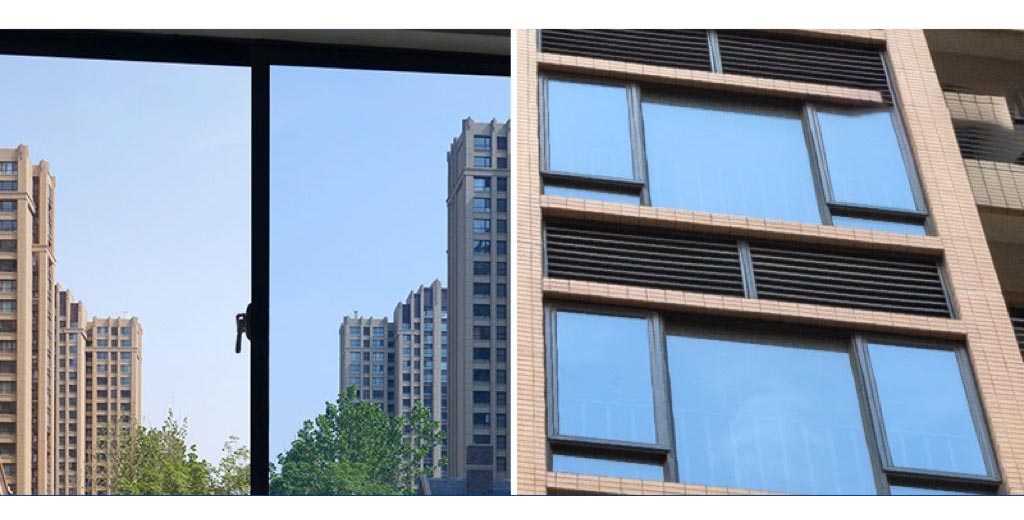 窓断熱シート マジックミラー 目隠シート 断熱フィルム 暑さ対策 西日対策 建築物 業務用 省エネ ガラスフィルム 窓ガラス 窓断熱 貼り付け簡単 |  | 02