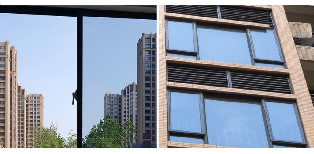窓断熱シート マジックミラー 目隠シート 断熱フィルム 暑さ対策 西日対策 建築物 業務用 省エネ ガラスフィルム 窓ガラス 窓断熱 貼り付け簡単 |  | 03