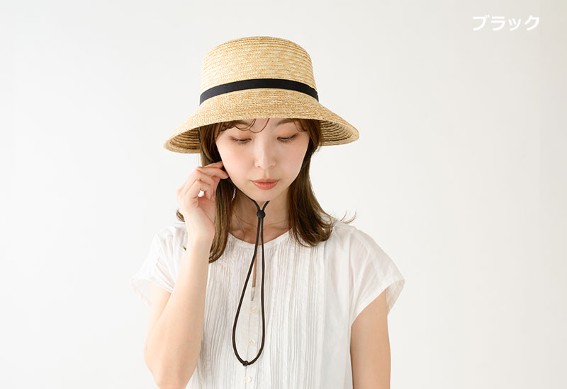 フック付き・帽子ストラップ hs-001