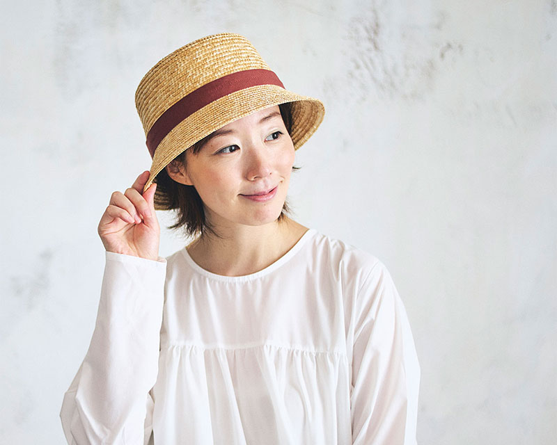 田中帽子店 Bucket（バケット） 麦わら バケットハット 57cm uk