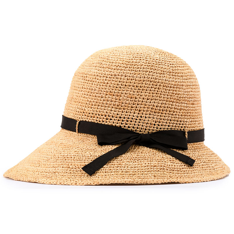 田中帽子店 Chloe2（クロエ2）ラフィア 女優帽 58cm 60cm uk-h139