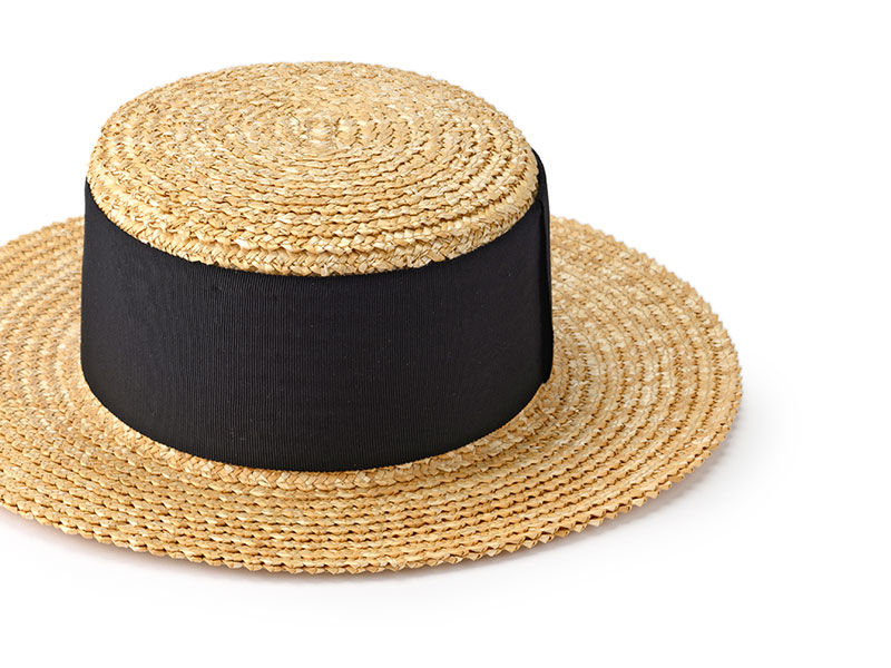 田中帽子店 uk-h150 Berka ベルカ 鬼麦・シングル長つばカンカン帽