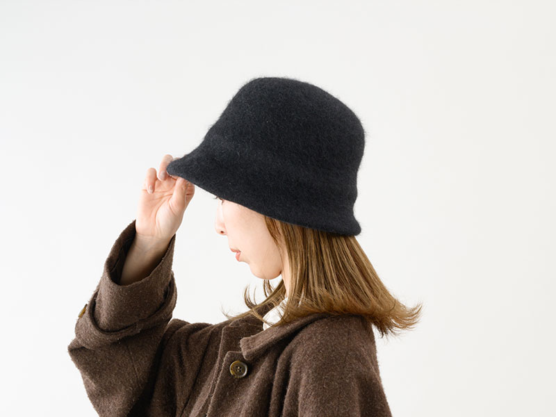 YOKOI BERET Berta（ベルタ） アンゴラ混 起毛クロッシェ yo-br018