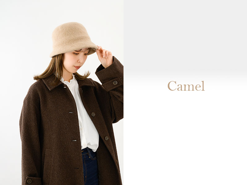 YOKOI BERET Berta（ベルタ） アンゴラ混 起毛クロッシェ yo-br018