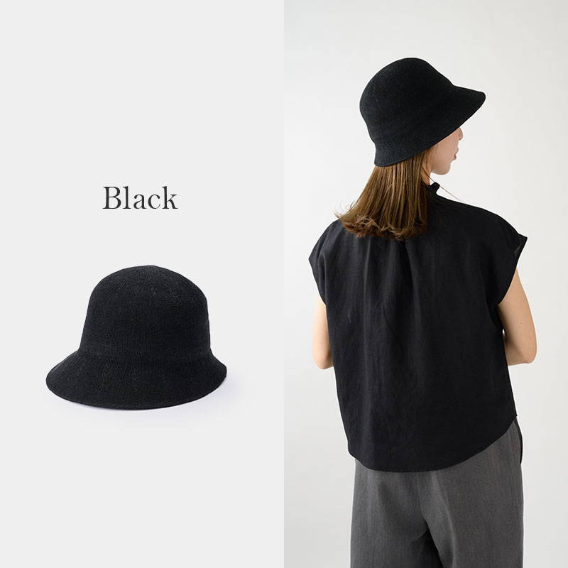 YOKOI BERET RINKA（リンカ） 麻混 ショートクロッシェ yo-br022