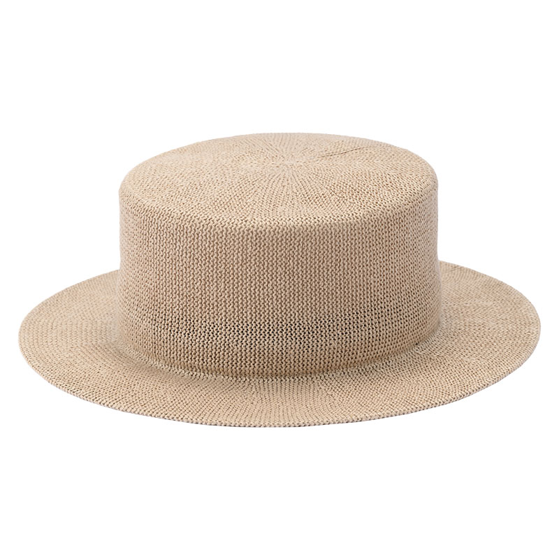 YOKOI BERET SUZUKA（スズカ） 麻混 カンカン帽 yo-br023