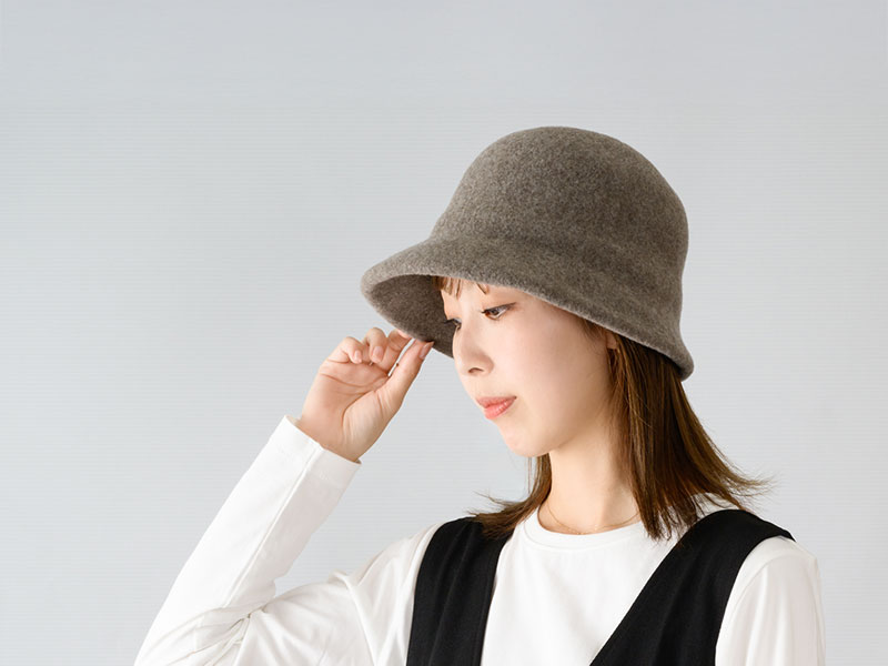 YOKOI BERET Berta2（ベルタ） ウールクロッシェ yo-br024