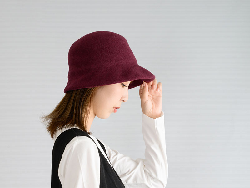 YOKOI BERET Berta2（ベルタ） ウールクロッシェ yo-br024