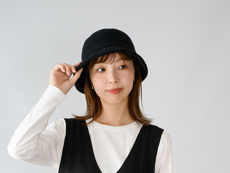 YOKOI BERET Berta2（ベルタ） ウールクロッシェ yo-br024