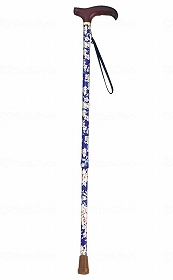 島製作所　花柄伸縮ステッキ 花柄B -