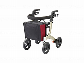 アロン化成　歩行車 リトルターン ワインレッド ロータイプ