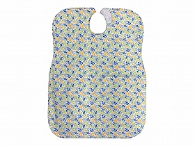 川本産業　食事用エプロン ブルー -