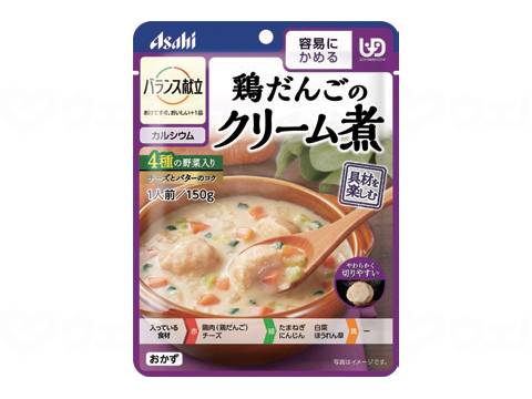 Yahoo! Yahoo!ショッピング(ヤフー ショッピング)アサヒグループ食品 　バランス献立　容易にかめる  個  鶏だんごのクリーム煮