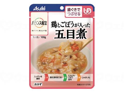 Yahoo! Yahoo!ショッピング(ヤフー ショッピング)アサヒグループ食品 　バランス献立　歯ぐきでつぶせる  個  鶏とゴボウガハイッタゴモクニ