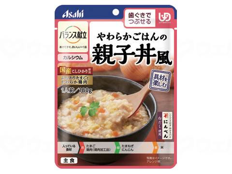 Yahoo! Yahoo!ショッピング(ヤフー ショッピング)アサヒグループ食品 　バランス献立　やわらかごはん  個  親子丼風