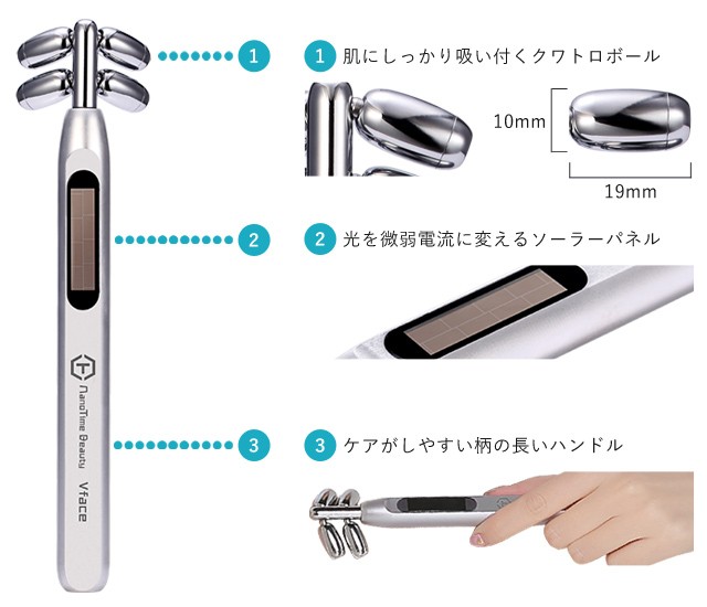 美顔器 ローラー クアッドフェイスローラー Vフェイス Vface 正規品 
