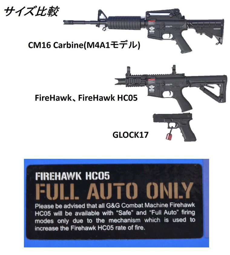 G&G Fire Hawk HC05 電動ガン 電動エアガン G&G ARMAMENT : egc-16p