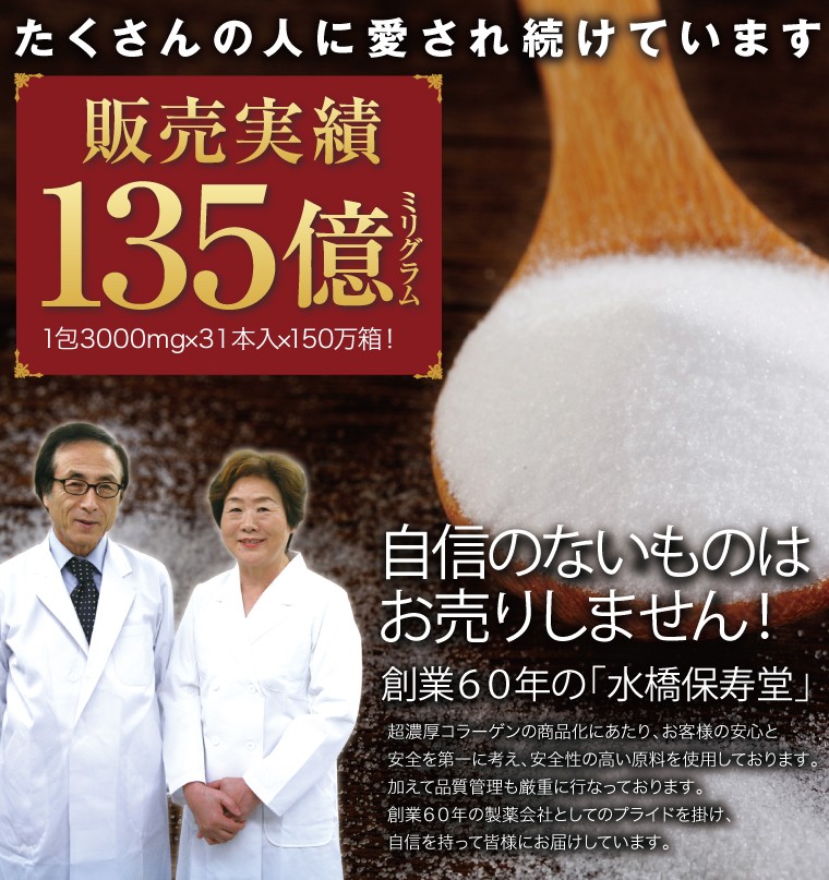 超濃厚コラーゲン（通常価格） ☆販売実績135億mg突破☆4万人