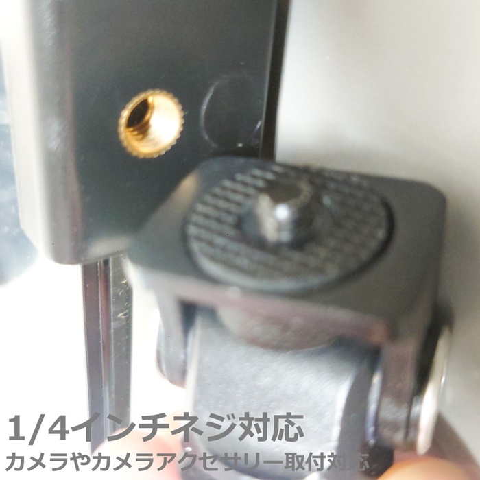 カメラアクセサリーシューマウント チルト雲台 金属製 : しーま商店
