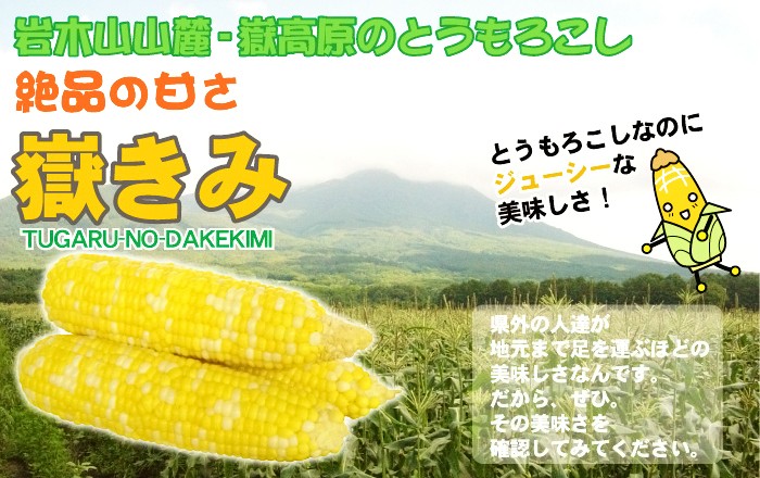 嶽きみ だけきみ とうもろこし トウモロコシ 