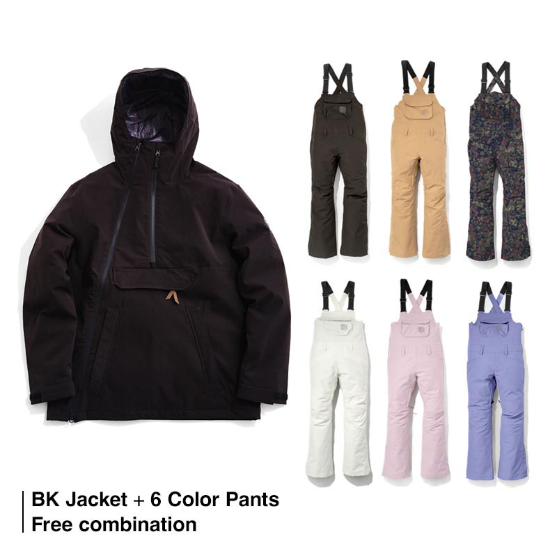 43DEGREES スノーボードウェア レディース 上下セット スキー