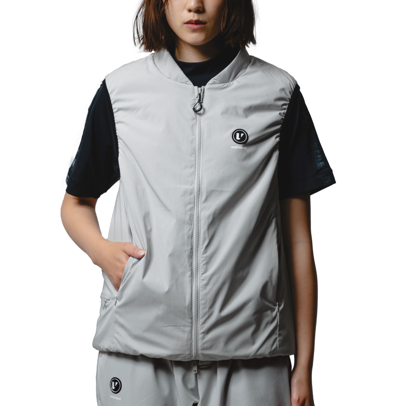 unitement ゴルフウェア メンズ ベスト ジャケット ダウン ゴルフ 秋