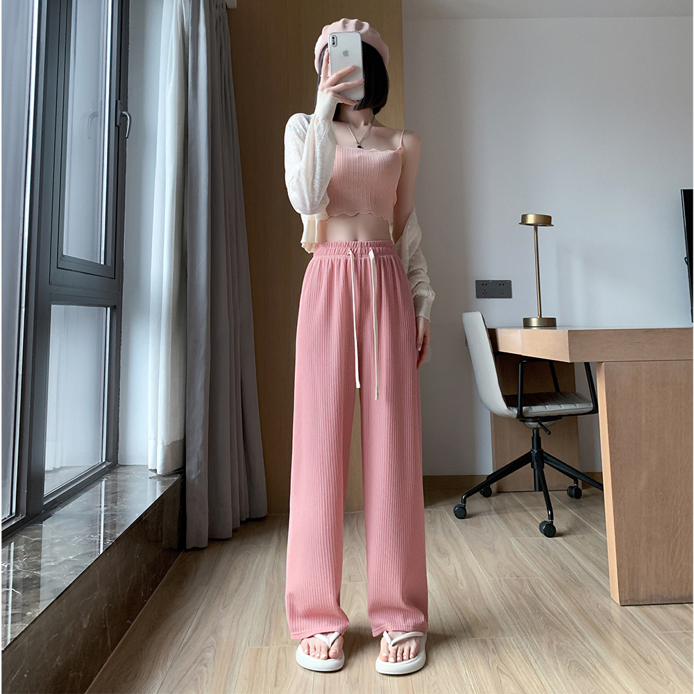 クーポンで最安999円 さらてろワイドパンツ パンツレディース 春