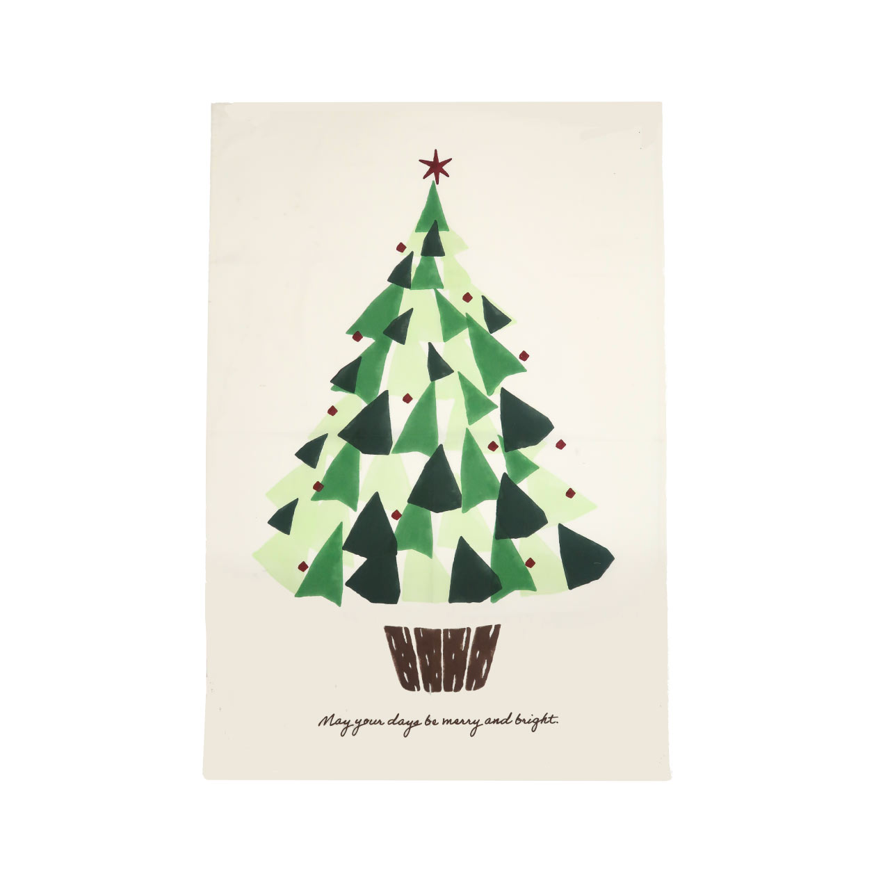 アンプレッシオン クリスマス タペストリー Lサイズ / ツリー 北欧