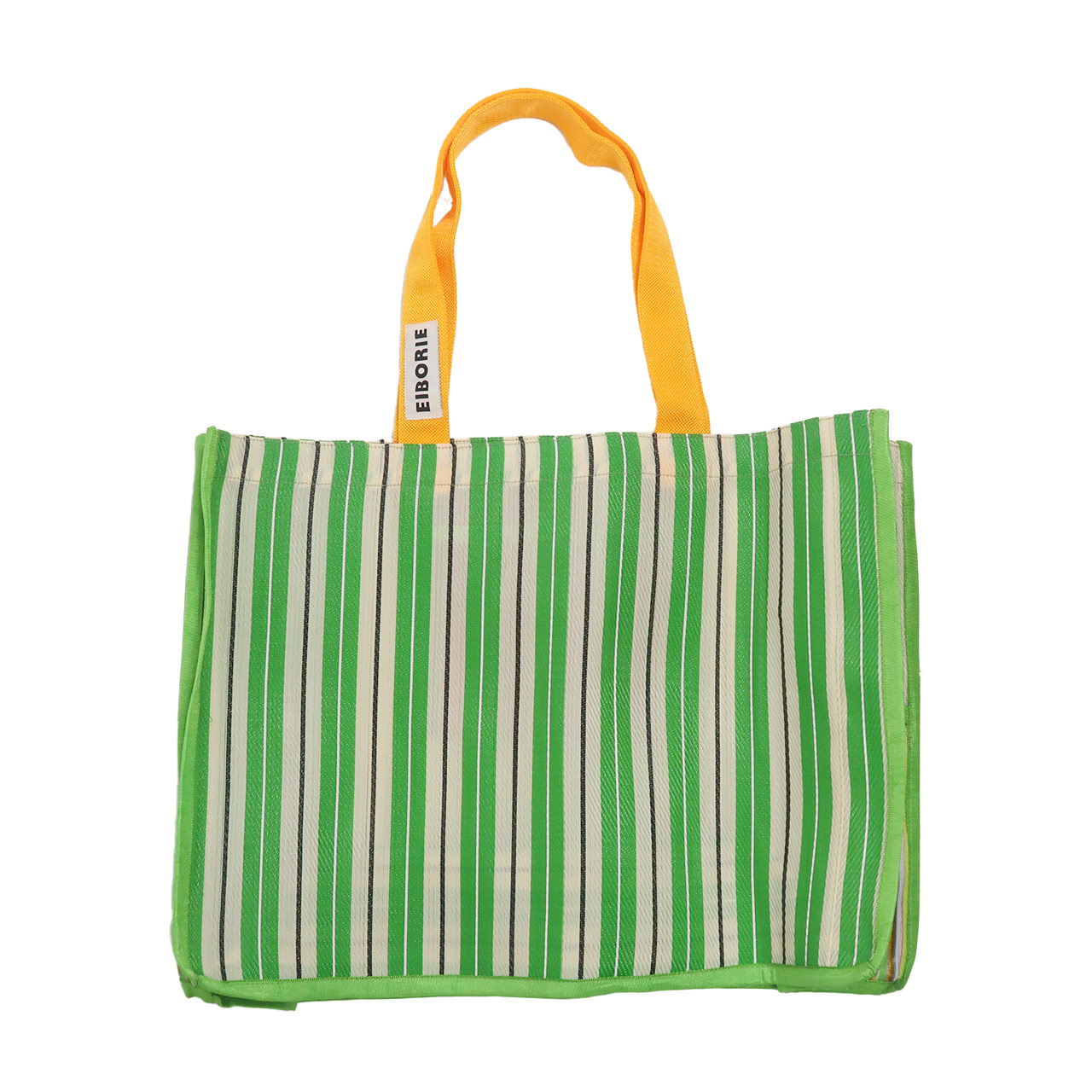 トートバッグ A3 大容量 大きめ カラフル ストライプ ポケット マチ