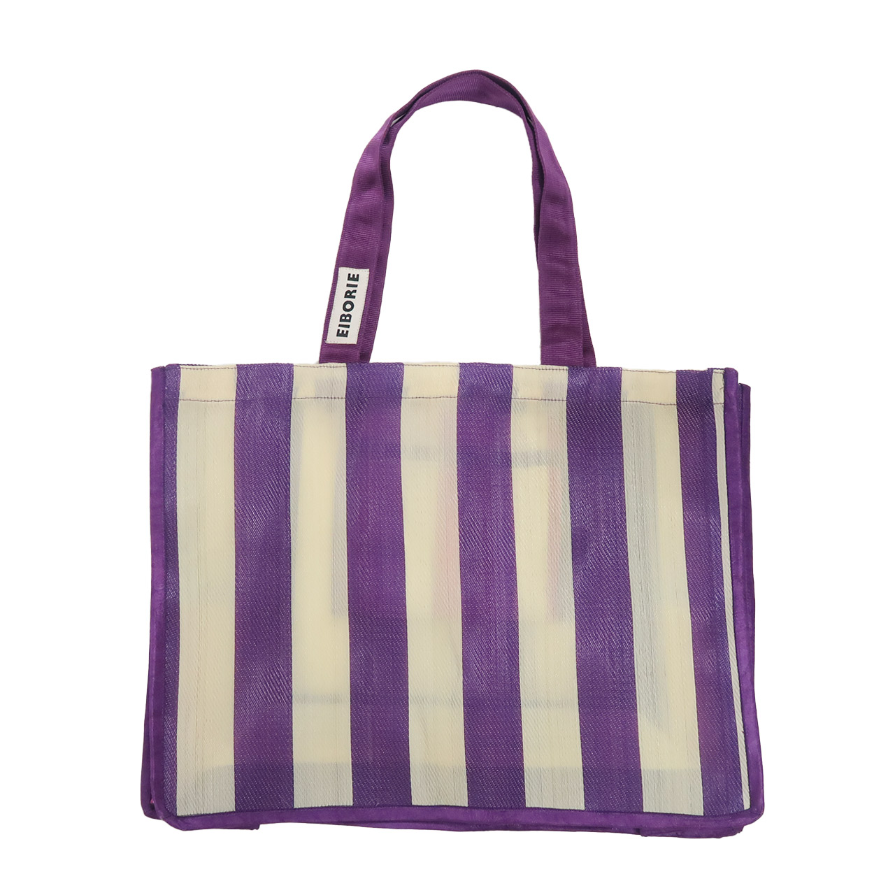 トートバッグ A3 大容量 大きめ カラフル ストライプ ポケット マチ