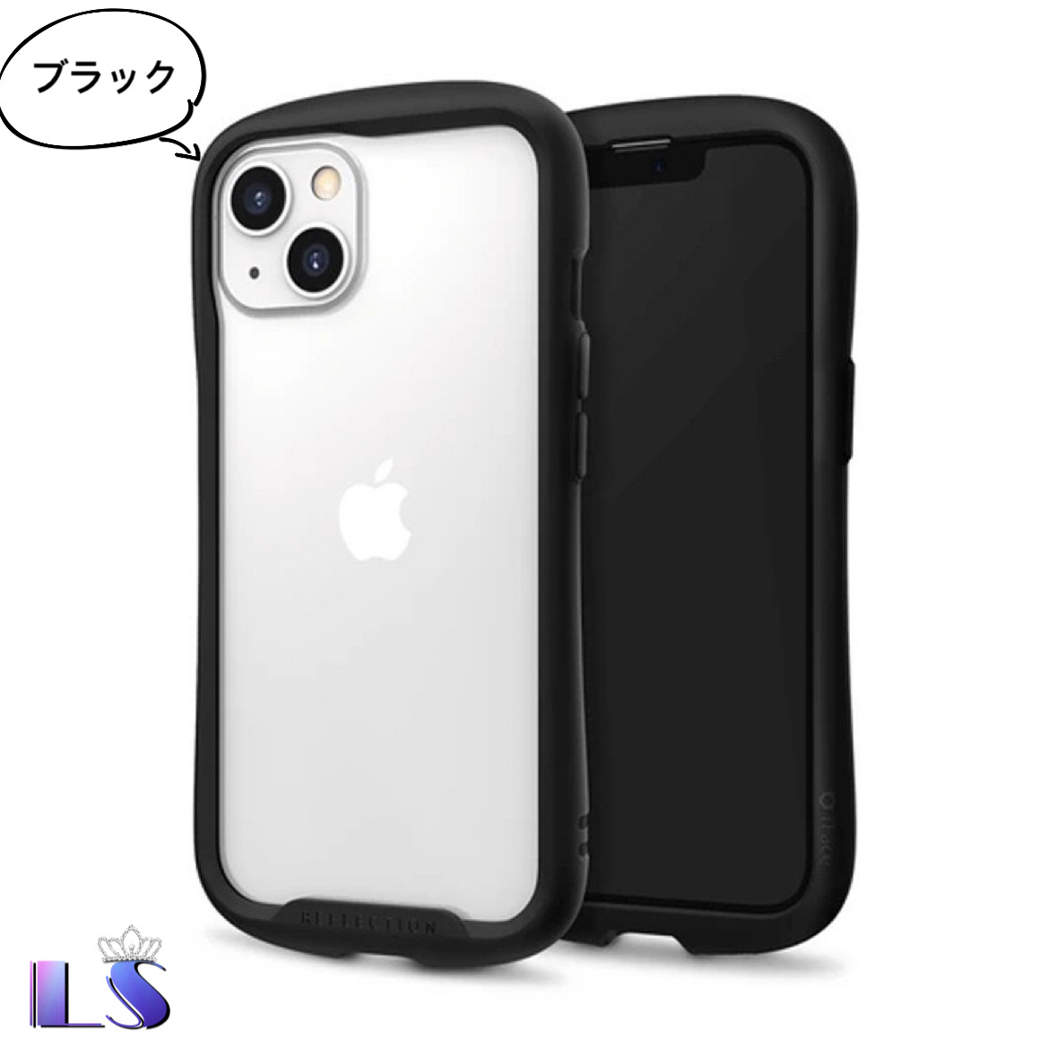 iPhone13 スマホケースiPhone12 スマホケースIface 風透明ソフト ケース 背面ク...