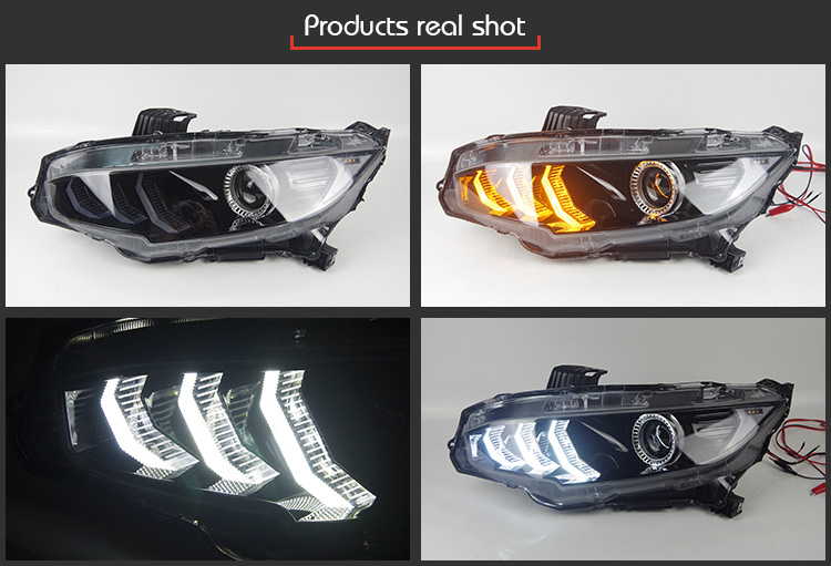 シビック FK8 FK7 FC1 LED ヘッドライト 左右 ヘッドランプ
