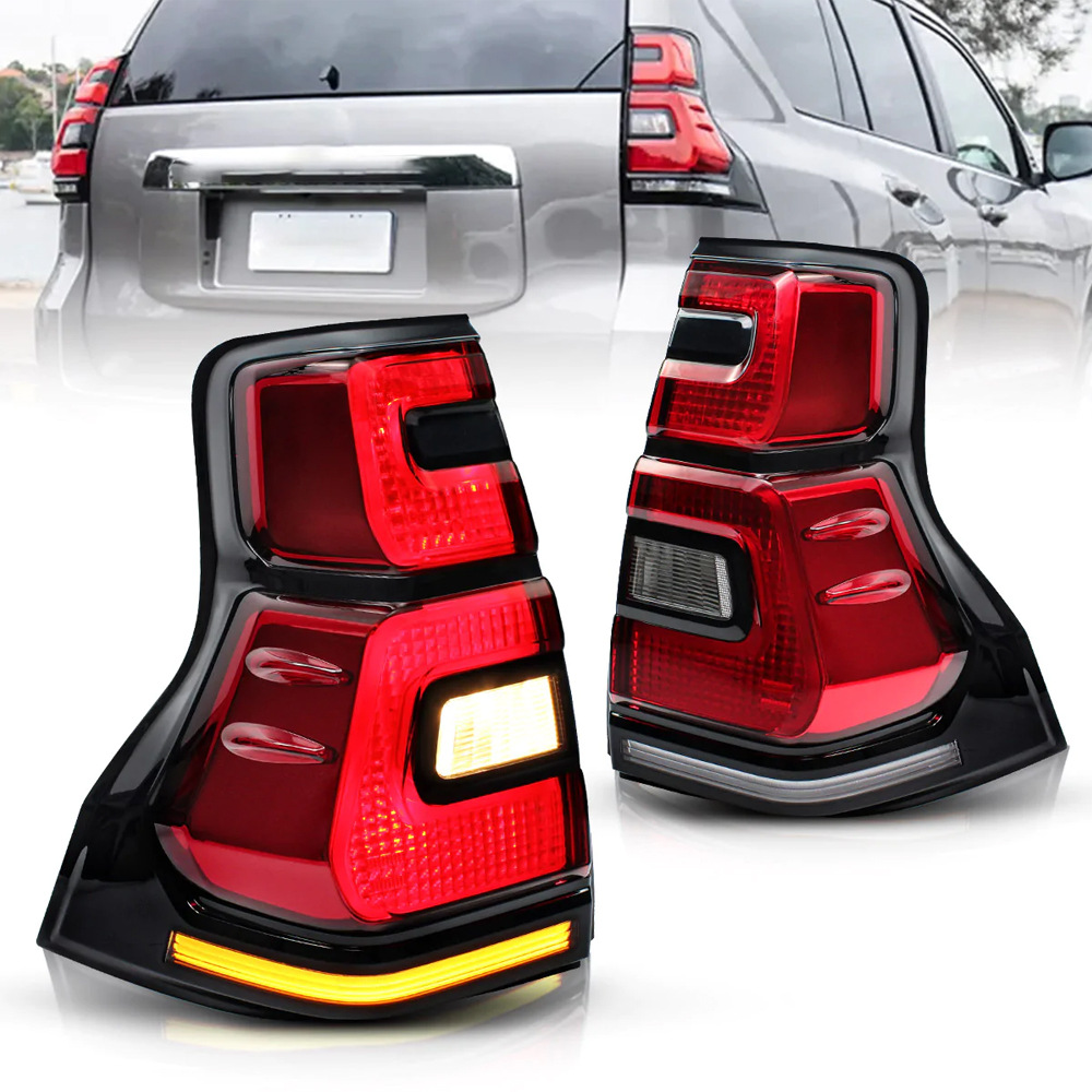 ランドクルーザー プラド 150系 ランクル LED テールライト 左右 テールランプ シーケンシャルウィンカー トヨタ AKD A レッド