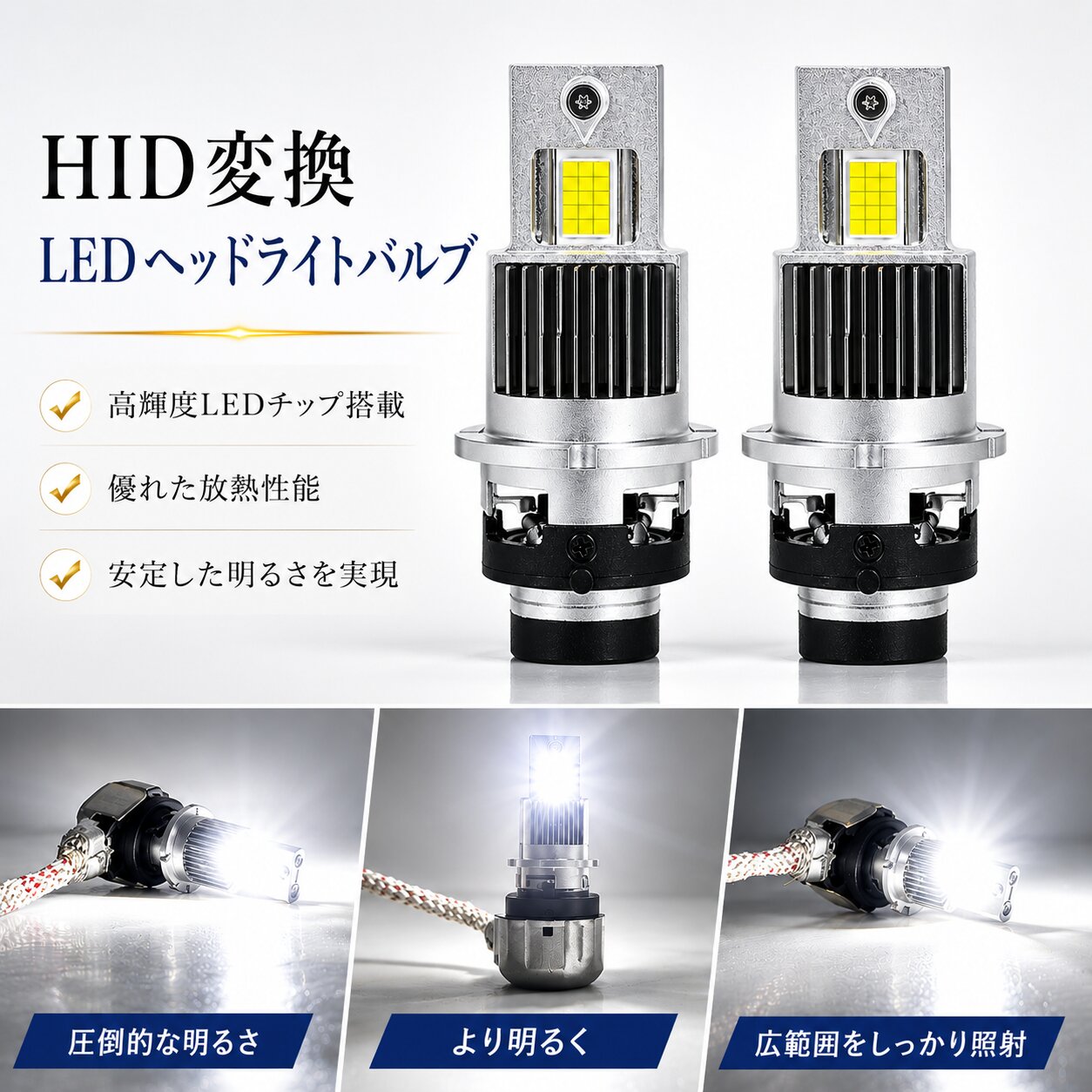 N-ONE NONE Nワン JG1 JG2 LED ヘッドライトバルブ HID変換 D4S