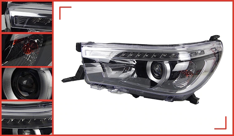 ハイラックス GUN125 LED ヘッドライト 左右 ヘッドランプ トヨタ AKD