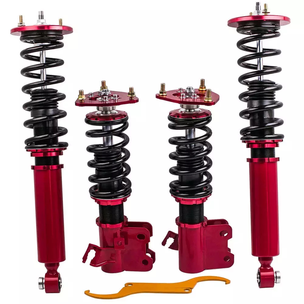 【フロント良品】Maxpeedingrods 車高調 シルビア S14 S15 BMW シルビア 車高調 日産 S14 サスペンション Maxpeedingrods レッド
