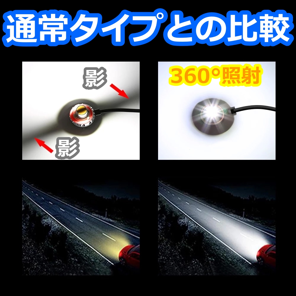 トヨタ ヘッドライト ハイビーム マーク2 GX・JZX110系 6面 LED