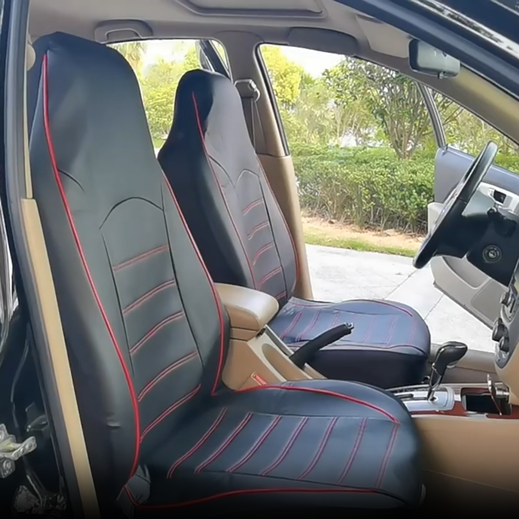 「売却済」トヨタ　IQ 用　レザー調シートカバー トヨタ（TOYOTA） iQ XJ10 シートカバー 防水 車 レザー 運転席 助手席