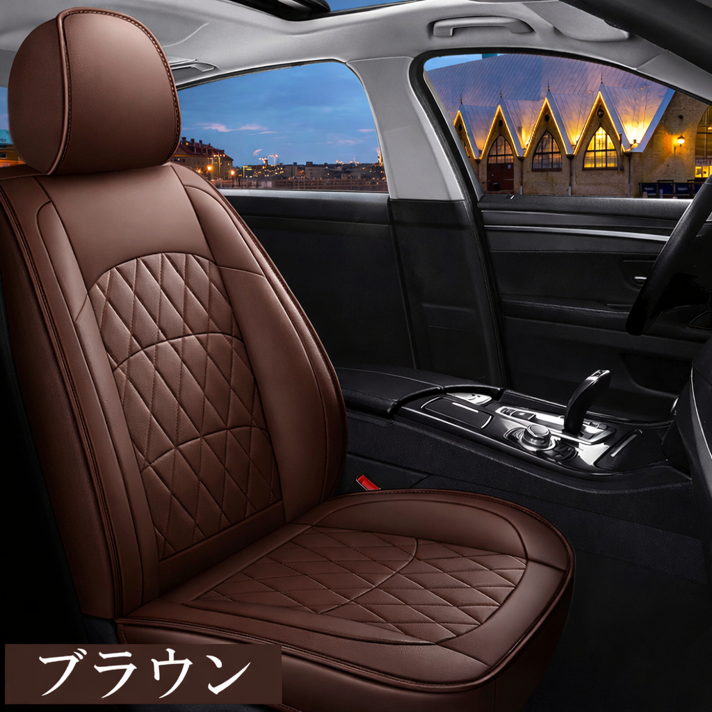 マークX トヨタ シートカバー 車 レザー 防水 運転席 助手席 1席 軽