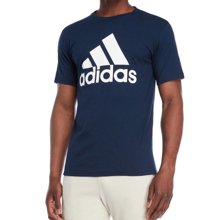 USA製　ビンテージ品　adidas ネイビー シャツ Lサイズ adidas（アディダス） Tシャツ TEE ネイビー ad15 アメリカ限定 爆買